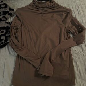 A New Day Chocolate Brown Turtleneck